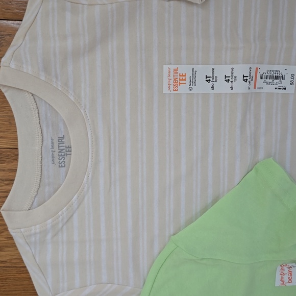 JUMPING BEANS TODDLER BOYS SHORT SLEEVES TEE-SHIRTS BUNDLE OF 2 SIZE 4T - Picture 3 of 9